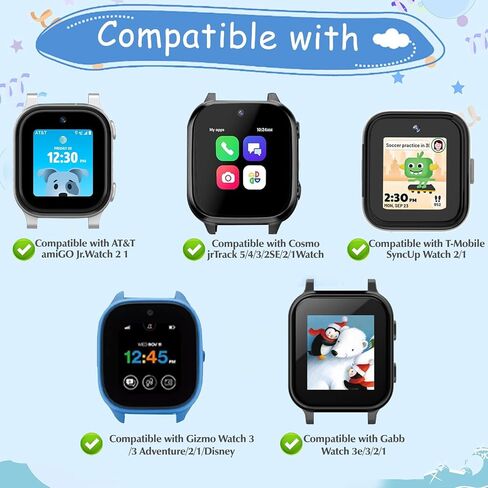Compatible with AT&T amiGo Jr Watch 2/1/Cosmo JrTrack 5/4/3/2/1/2 SE Bands in Kuwait