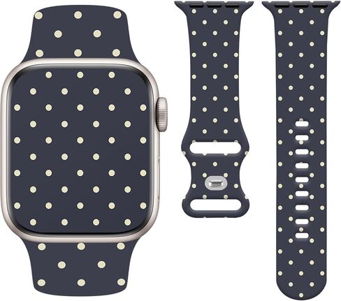 Bowknot Watch Band Compatible with Apple Watch 38mm 40mm 41mm 42mm 44mm 45mm 49mm Women Men,Soft Silicone Cute Sport Strap Design for Apple Watch Ultra iWatch Series 10 9 8 7 6 5 4 3 2 SE Band in Kuwait