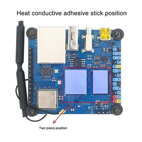 Aluminum Heatsink Case for Orange Pi Zero 3 – Passive Cooling Enclosure with Screw Kit, Precision Cutouts for Motherboard Protection in Kuwait