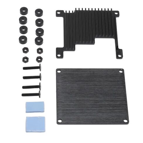 Aluminum Heatsink Case for Orange Pi Zero 3 – Passive Cooling Enclosure with Screw Kit, Precision Cutouts for Motherboard Protection in Kuwait