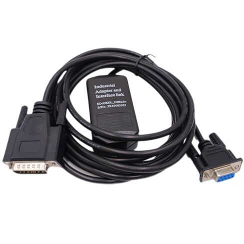 PC-TTY Programming Cable for 6ES5734-1BD20 Replacement for Siemens S5 PLC, RS232 to TTY Adapter, DB9 to DB15 Cable (3m) in Kuwait