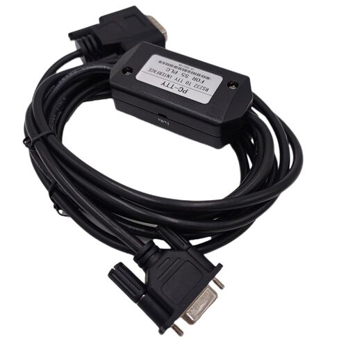 PC-TTY Programming Cable for 6ES5734-1BD20 Replacement for Siemens S5 PLC, RS232 to TTY Adapter, DB9 to DB15 Cable (3m) in Kuwait