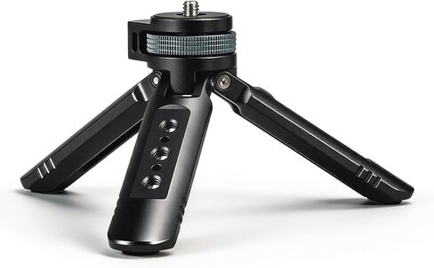Desktop and Handheld Mini Tripod for DJI Osmo Pocket 4/4P/3, for Insta360 Luna Ultra and Stabilizer, for Xtra Muse Tripod, with 1/4"-20 Screw, Aluminum Compact Travel Vlog Action Camera in Kuwait