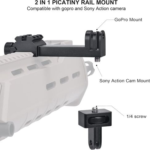 fantaseal High Precision Aluminum Alloy Cell Phone Smartphone Gun Clamp Mount Picatinny Rail Holder Airsoft Hunting FPV Video Recording Kit for iPhone YouTube Tiktok Vlogging in Kuwait