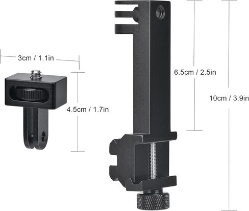 fantaseal High Precision Aluminum Alloy Cell Phone Smartphone Gun Clamp Mount Picatinny Rail Holder Airsoft Hunting FPV Video Recording Kit for iPhone YouTube Tiktok Vlogging in Kuwait