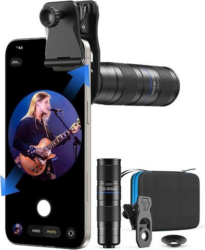 MIAO LAB 5-10X Zoom Telephoto Lens, High Power Telephoto Mobile Cell Phone Lens for iPhone 17/16/15/14/13 Series, Samsung, Android Phone and Most Smartphone in Saudi Arabia