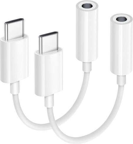 Criello USB C to 3.5mm Audio Headphone Jack Adapter 2 Pack in Saudi Arabia