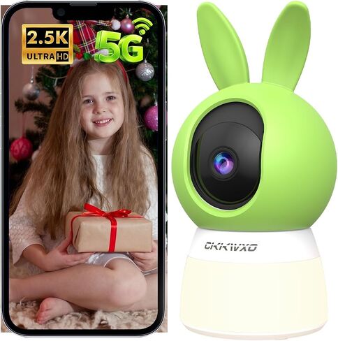 Indoor Security Camera with Nightlight, 2.4GHz WiFi Home Security Camera in Kuwait