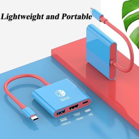 Switch Docking Station for Nintendo Switch, 100W Fast Charging Dock Station with 4K@60Hz HDMI, USB C to HDMI Adapter for Steam Deck, MacBook, Laptop, TV Monitor in Kuwait