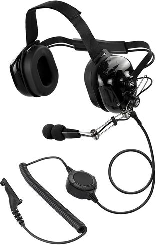 BHDH50PTT-BK-M9 Noise Isolating Headset Compatible with Motorola APX4000 XPR7350E XPR7380E XPR7550E XPR7580E in Saudi Arabia