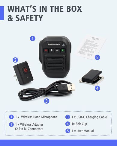 Wireless WalkieTalkie Handheld Speaker Microphone for Motorola & Yaesu in Kuwait