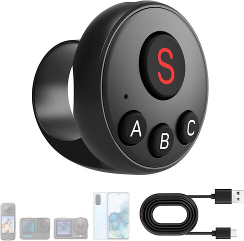 Ring Remote for Insta360/GoPro/DJI, Rechargeable Bluetooth Camera Remote in Kuwait