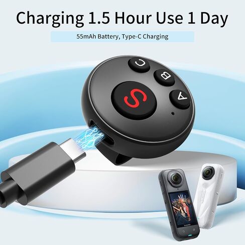 Ring Remote for Insta360/GoPro/DJI, Rechargeable Bluetooth Camera Remote in Kuwait
