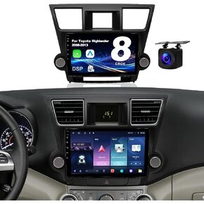 6GB RAM & 128GB ROM Plug & Play for 2008-2013 Toyota Highlander Radio in Kuwait