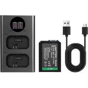 NP-FW50 1500mAh & Dual-Slot USB Charger Kit for Sony Alpha & NEX Camera in Saudi Arabia