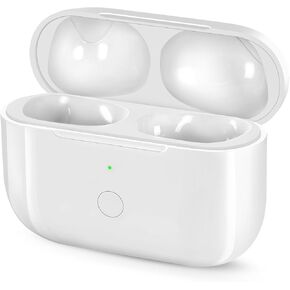 Wireless Charging Case Compatible with AirPod 2nd & 1st Generation, Air Pod 2 1 Charger Case Replacement with Bluetooth Pairing Sync Button,Earbuds Not Included, White in Kuwait