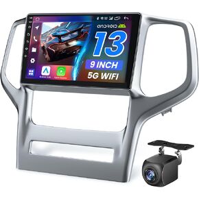 64G Car Radio Stereo for Jeep Grand Cherokee 2011 2012 2013: Upgrade Wireless Carplay Android Auto 1280 * 800 Touch Screen Head Unit Bluetooth GPS Navigation 5GWiFi FM Backup Camera in Kuwait