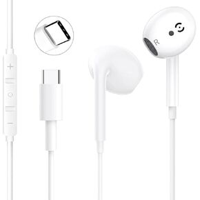 USB C Headphones for iPhone 17/17Pro/16e/15 Type C Earbuds Wired Earphones in Kuwait