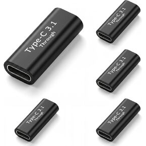 5 Pcs USB C Female to Female Adapter 10Gbps/100W/8K USB C Coupler in Saudi Arabia