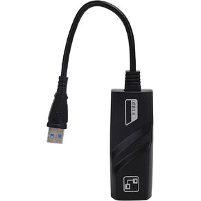 USB 3.0 to RJ45 Gigabit Ethernet Adapter, Wired Network Card for Laptop and Desktop, Plug and Play External Ethernet Adapter with 10/100/1000Mbps Speed for in Kuwait