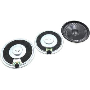 2Pcs 50MM 57MM 8Ohm 16Ohm 1W Loud Speaker 8R 16R 1 Watt Horn 8 16 Ohm Round Loudspeaker for Audio DIY (Color : 2Pcs 50MM 16Ohm 1W) in Kuwait