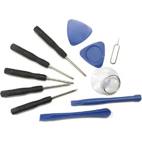 11-in-1 Handheld Device Screen Opening Repair Tools Kit Screwdriver Set with Suction Cup and Pry Wedges for Smartphones Tablets Laptops Electronics in Kuwait
