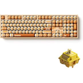 Akko Wireless Gaming Keyboard 5108 V5 Full Size Keyboard Bun Wonderland Hot-Swappable Tri-Mode Mechanical Keyboard RGB Backlight, V3 Piano Pro Switch in Kuwait