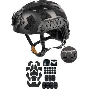 FMATAL GEAR SF Right Angle Vent Hole Fast Helmet, Surface Sandblast Treatment, ABS Helmet for Cosplay, Airsoft, and Outdoor Sports, Lightweight and Adjustable in Kuwait