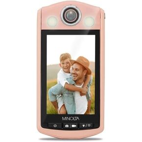 Minolta MN4KFLIP 64MP 4K UHD WiFi Vlogging Camera w/Built-in Selfie Stand in Saudi Arabia