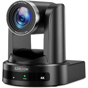 4K PTZ Camera with AI Auto Tracking, 20X Optical Zoom, HDMI USB 3.0 LAN PoE, Supports TF Card Recording, Conference Camera for Church, Education, Meetings and Live Streaming in Kuwait