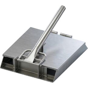 Alpha Living Large Stainless Steel Tortilla Press - Heavy Duty Square Tortilla Maker with Reinforced Handle Base - Manual Dough Press for Flour Tortillas, Naan, Empanadas, Flatbread, Pizza Dough in Kuwait
