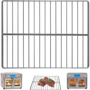 GXF Air Fryer Wire Rack for Emeril Lagasse Dual Zone 360 Air Fryer Oven 25 QT, 14''*11.5" Replacement Stainless Steel Air Fryer Accessories Roasting Steamer Grill Racks in Kuwait