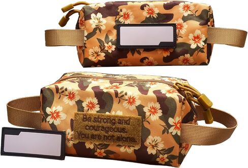 GuRK 2-Pack Floral Camo Ammo Pouch for Women,600D Durable Loose Ammo Storage Bag,Range Ammo Organizer for Shooting Accessories,Portable Ammo Bags for Shooting Range in Saudi Arabia