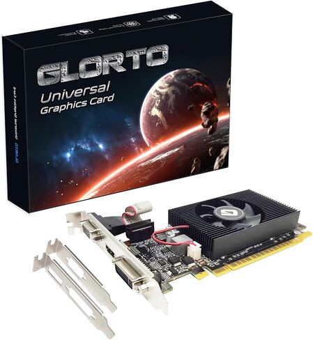 GeForce GT 610 2G DDR3 Low Profile Graphics Card, PCI Express 1.1 x16, HDMI/VGA, Entry Level GPU for PC, SFF and HTPC, Compatible with Win11 in Kuwait