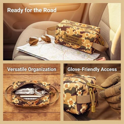 GuRK 2-Pack Floral Camo Ammo Pouch for Women,600D Durable Loose Ammo Storage Bag,Range Ammo Organizer for Shooting Accessories,Portable Ammo Bags for Shooting Range in Saudi Arabia