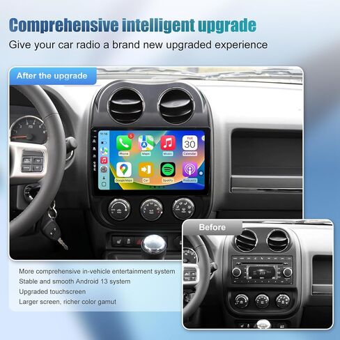 Android 4core 64G Car Radio Stereo for Jeep Compass Patriot 2010-2016 in Saudi Arabia