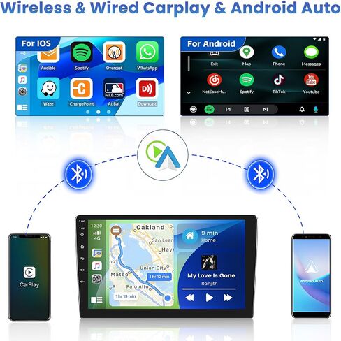 Car Stereo for Jeep Compass Patriot 2010-2016 Wireless CarPlay Android Auto in Kuwait