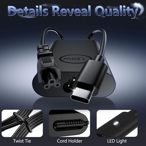 130W USB C Laptop Charger Compatible with Dell XPS/Precision/Latitude in Kuwait