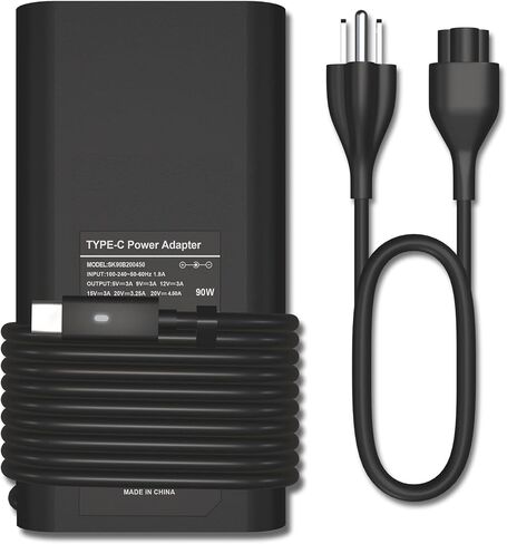BULL-TECH Replacement for Dell 130W 7.4mm Tip AC Adapter Charger PA-4E LA130PM121 DA130PE1-00 JU012 CM161 Inspiron 15 7000 7559 G3 G5 Charger d6000 Docking Station Laptop Power Cord in Kuwait