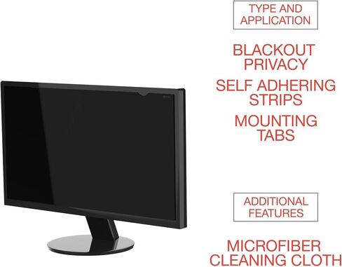 Innovera Blackout Privacy Monitor Filter for 19.5" Widescreen Flat Panel Monitor, 16:9 Aspect Ratio in Kuwait