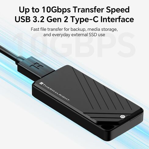 Thermalright HR-EP101 M.2 NVMe SSD Enclosure, 10Gbps USB-C in Kuwait
