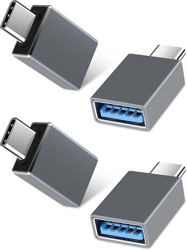 USBC to USB Adapter 4 Pack, USB-A to USB-C Camera Adaptor to iPhone Dongle in Kuwait