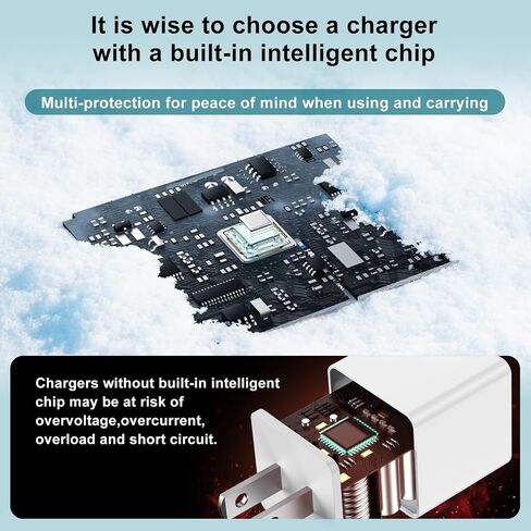 20W Fast Charger USBC for iPhone 17 16 15 & 6/6/10FT Charging Cable Cord in Saudi Arabia