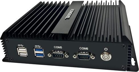 KINGDEL Mini Desktop Computer, Fanless Business PC with i7-5500U 2C/4T up to 3.0GHz, 16GB DDR3L RAM 256GB mSATA SSD HD/VGA Support Dual Display 4xUSB3.0 in Kuwait