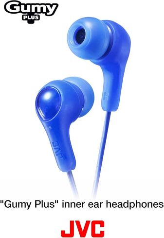 JVC Gumy in Ear Earbud Headphones, Powerful Sound, Comfortable and Secure Fit, Silicone Ear Pieces S/M/L - HAFX7W White in Kuwait