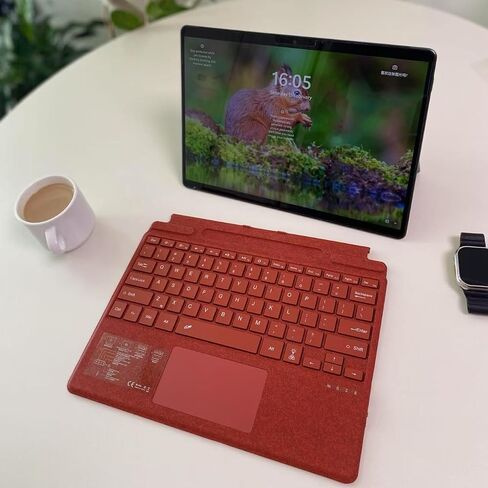 mobee Type Cover for Microsoft Surface Pro 13 inch, Compatible with Surface Pro 11/10 / 9/8 / X, Slim Keyboard with Trackpad Mouse, Backlit & Pen Holder in Kuwait