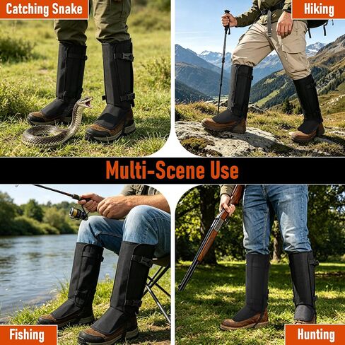 IC ICLOVER Snake Gaiters, Lightweight Stab-Resistant Snake Proof Leg Guards in Saudi Arabia