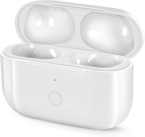 Wireless Charging Case Compatible with AirPod 2nd & 1st Generation, Air Pod 2 1 Charger Case Replacement with Bluetooth Pairing Sync Button,Earbuds Not Included, White in Kuwait