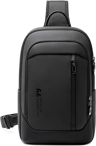Crossbody Sling Chest Shoulder Bag for Men Women with USB Charging Port in Kuwait