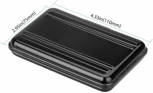 Memory Card Case Storage Card Carrying Case Memory Holder Watertight Hard Wearing Anti Scratch Aluminum ABS TPU Storage Box with Large Capacity for Work Travel in Kuwait